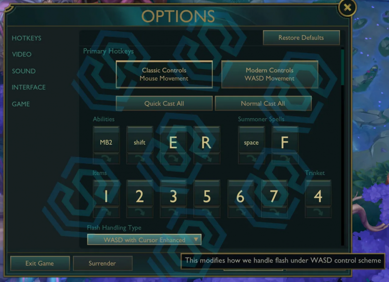 Riot añade control WASD a League Of Legends