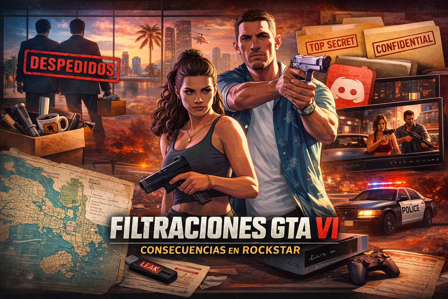 Rockstar y las filtraciones de GTA VI: consecuencias y todo lo que se sabe
